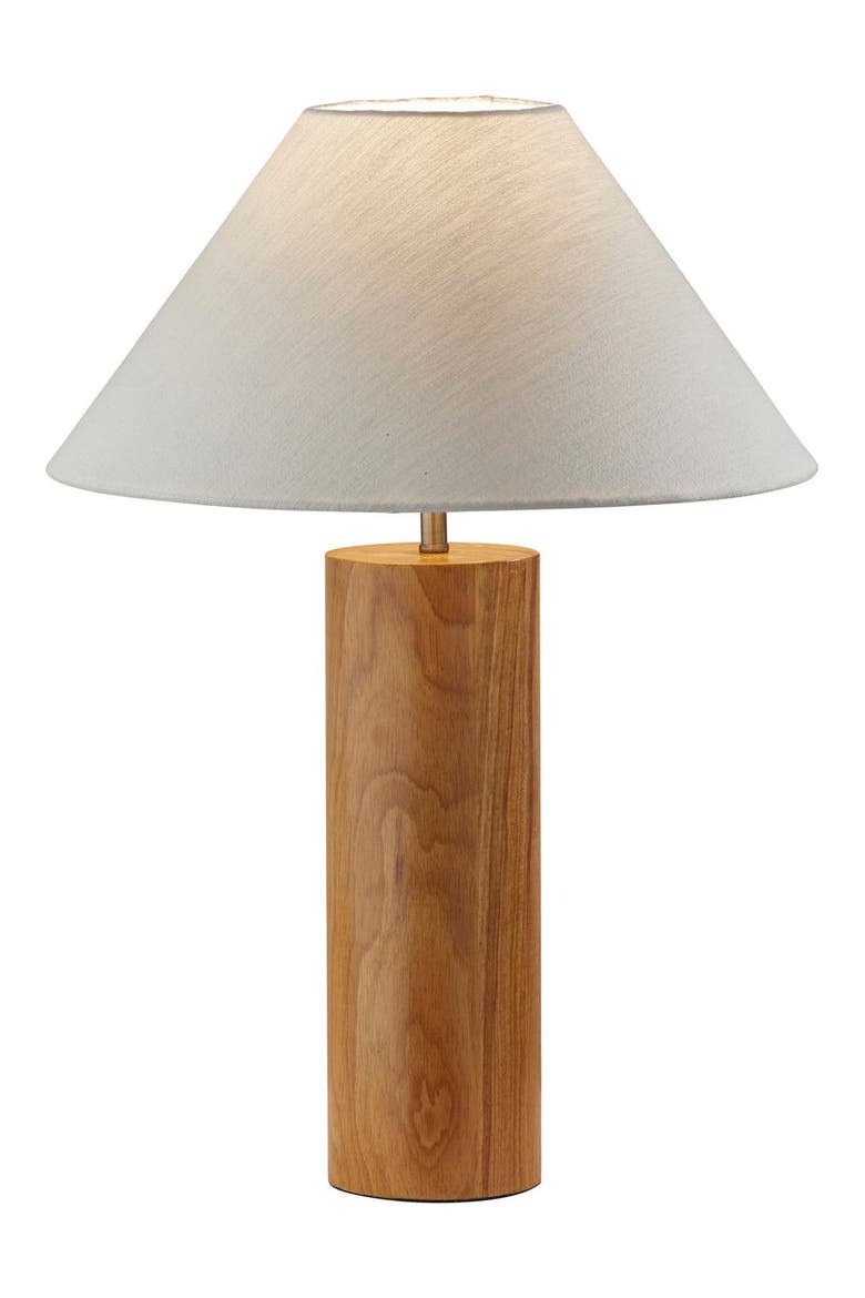 Martin Table Lamp, Main, color, NATURAL OAK WITH ANTIQUE BRASS