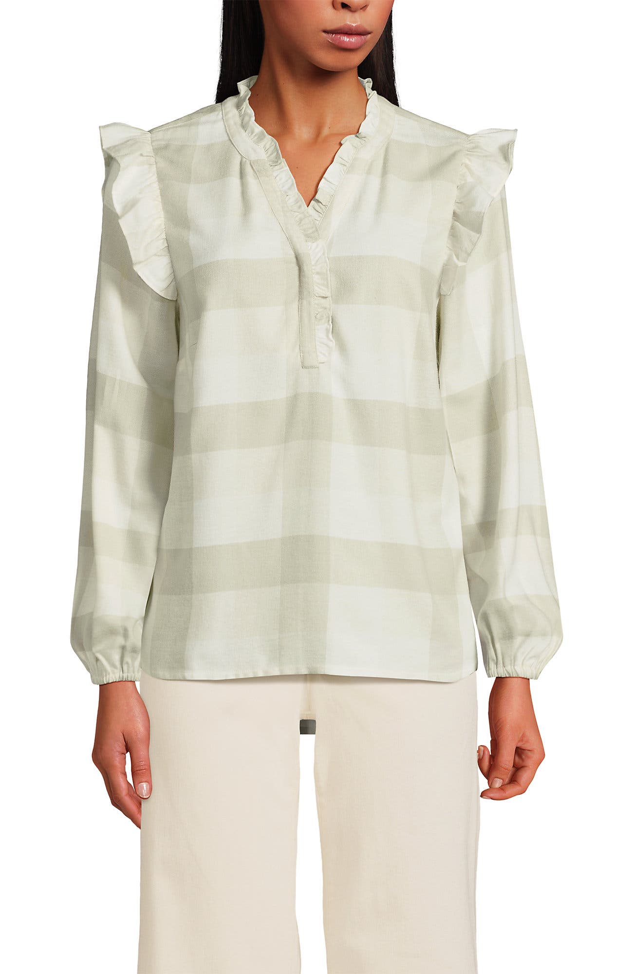 Ivory/Portobello Check