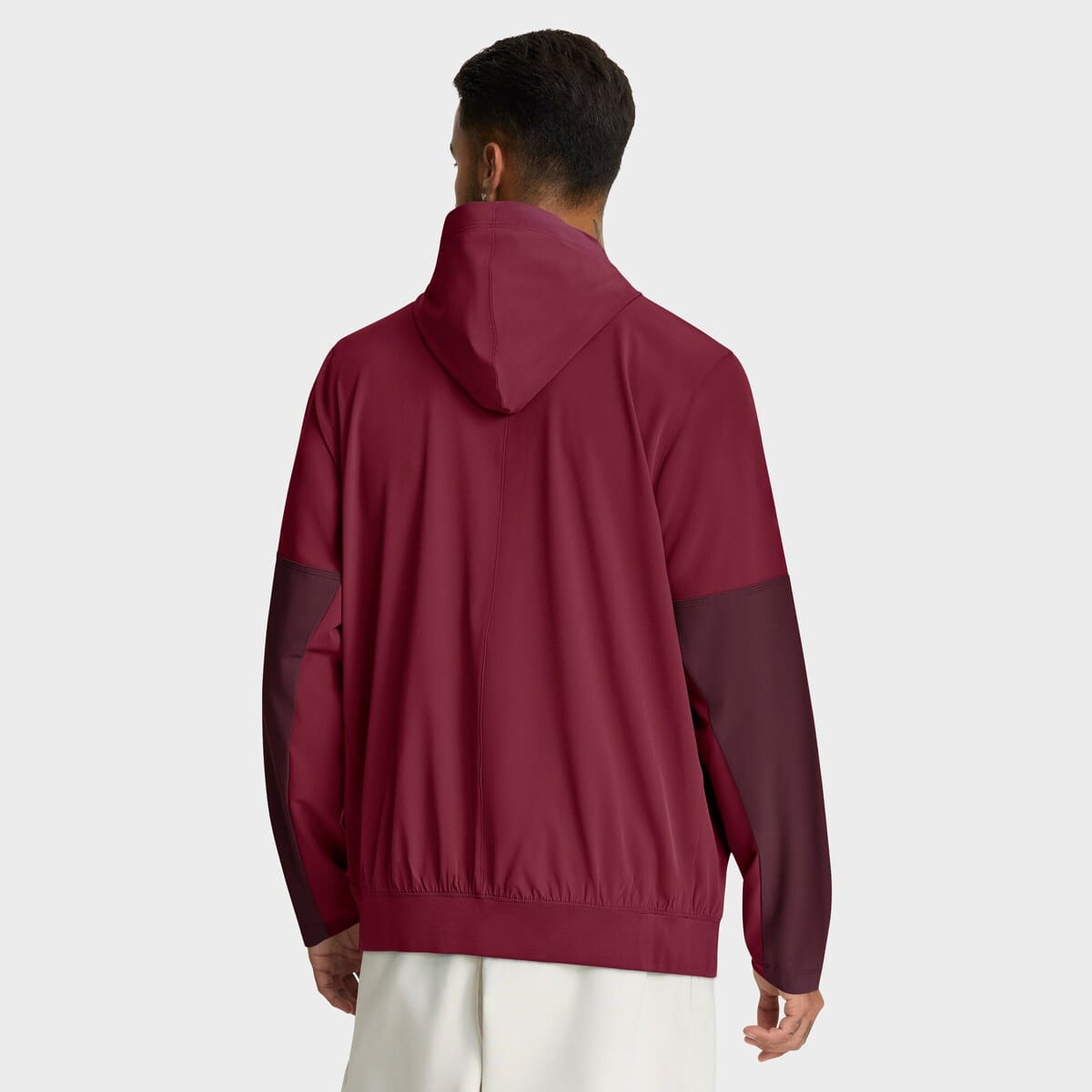 Men's Nike Burgundy Washington Commanders Sideline Anorak Half-Zip Hoodie Jacket - image 2