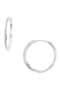 Riva Wave Diamond Hoop Earrings