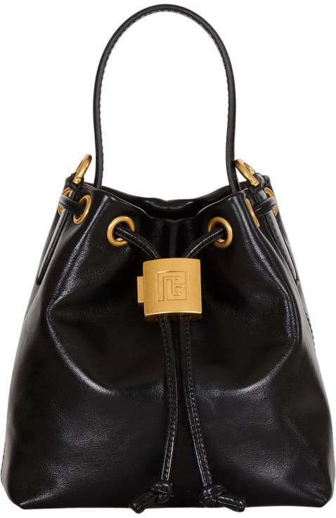 Pulse Bucket bag in smooth leather