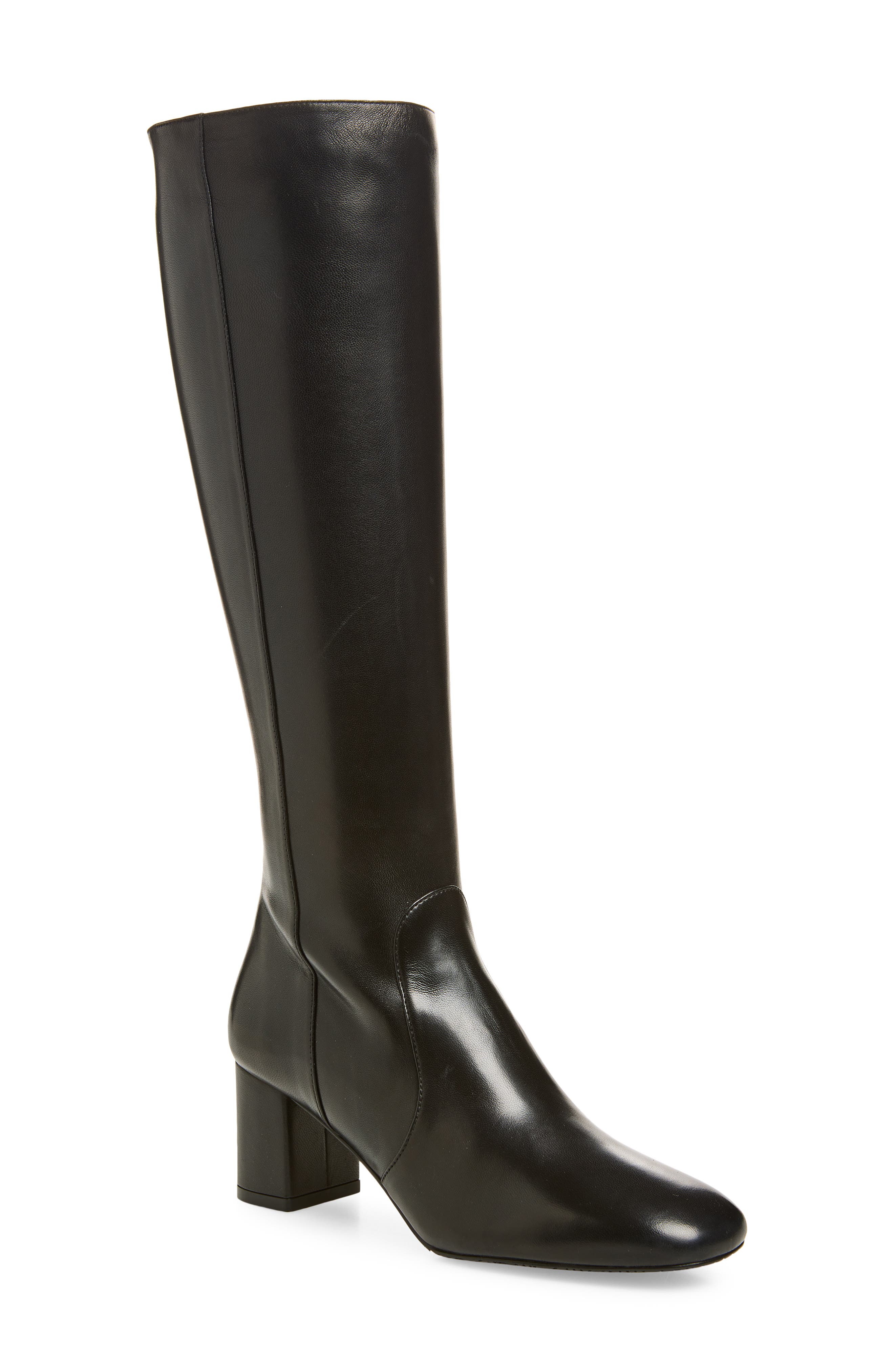Stuart Weitzman Miranda Knee High Boot, Main, color, Black