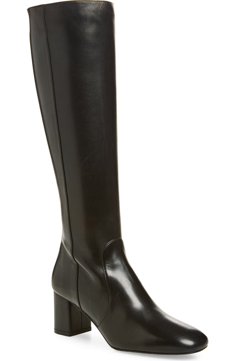 Stuart Weitzman Miranda Knee High Boot, Main, color, Black