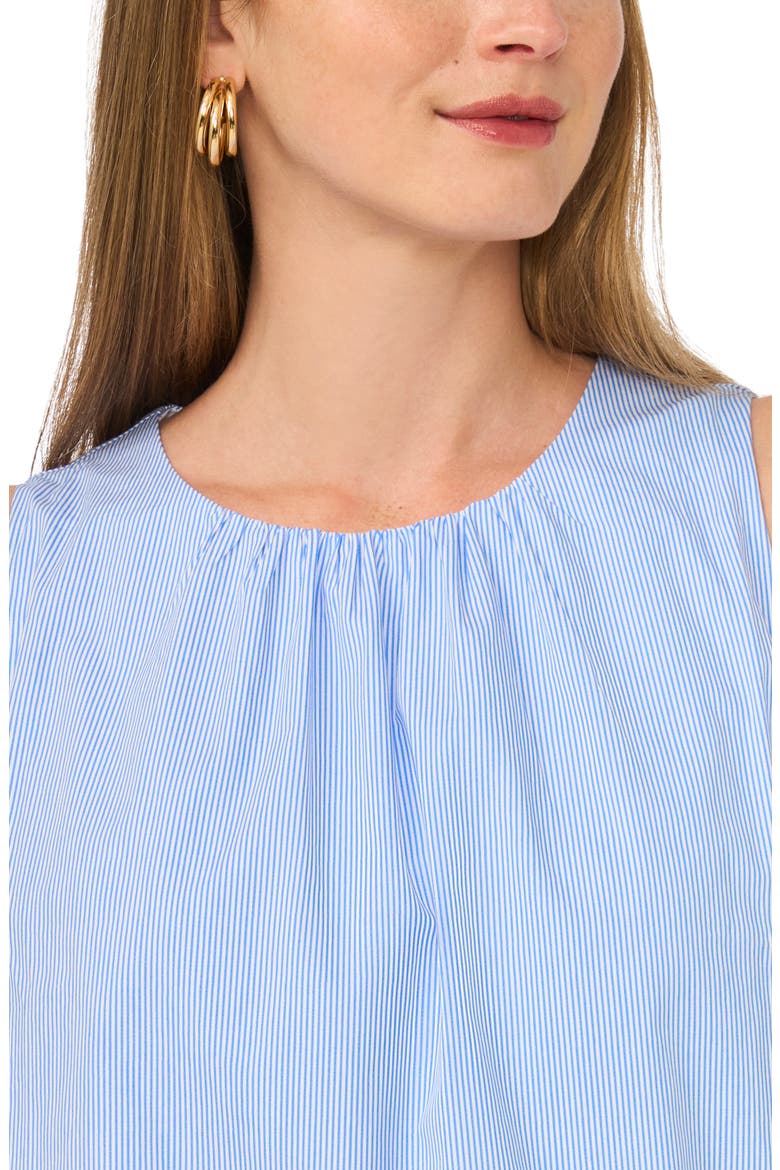 Stripe Sleeveless Top, Alternate, color, DUSK BLUE