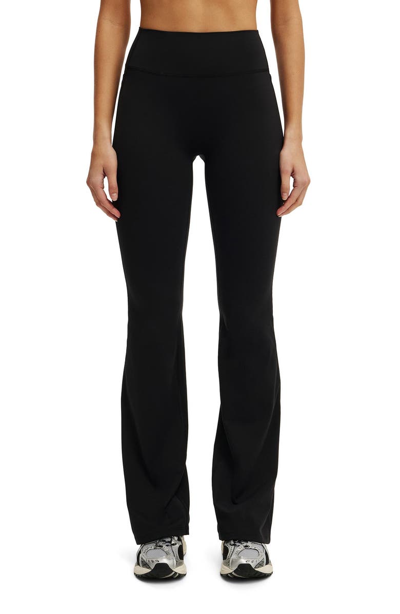 COTTON ON BODY Women's Active Ultra Luxe Invisible Scrunch Flare, Main, color, Black