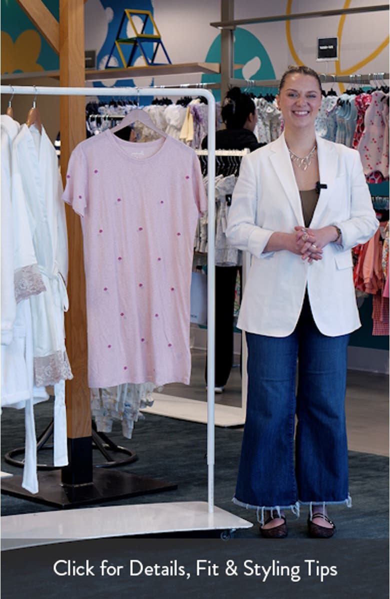 Jada Posy Organic Cotton Nightgown, sales video thumbnail