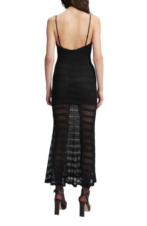 Bardot Flynn Lace Midi Dress In Black