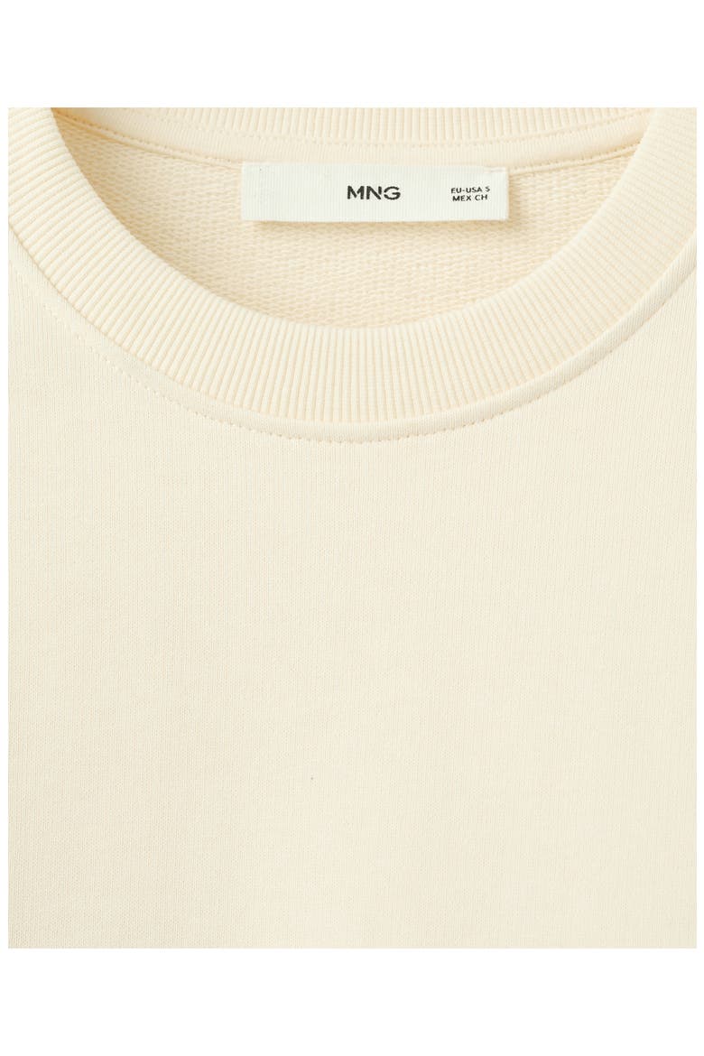 Crewneck Cotton Sweatshirt, Alternate, color, PASTEL YELLOW