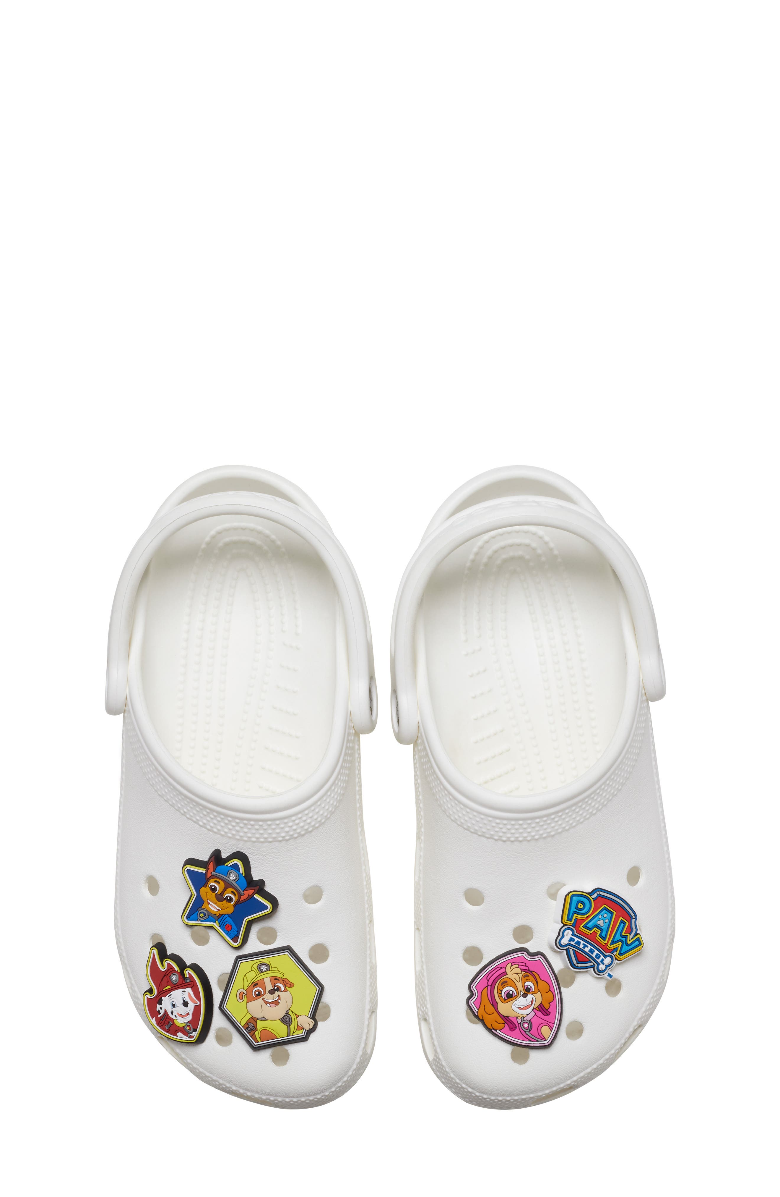 CROCS Paw Patrol 5-Pack Jibbitz Shoe Charms, Alternate, color, White