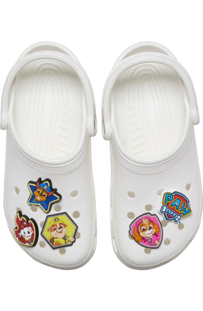 CROCS Paw Patrol 5-Pack Jibbitz Shoe Charms, Alternate, color, White