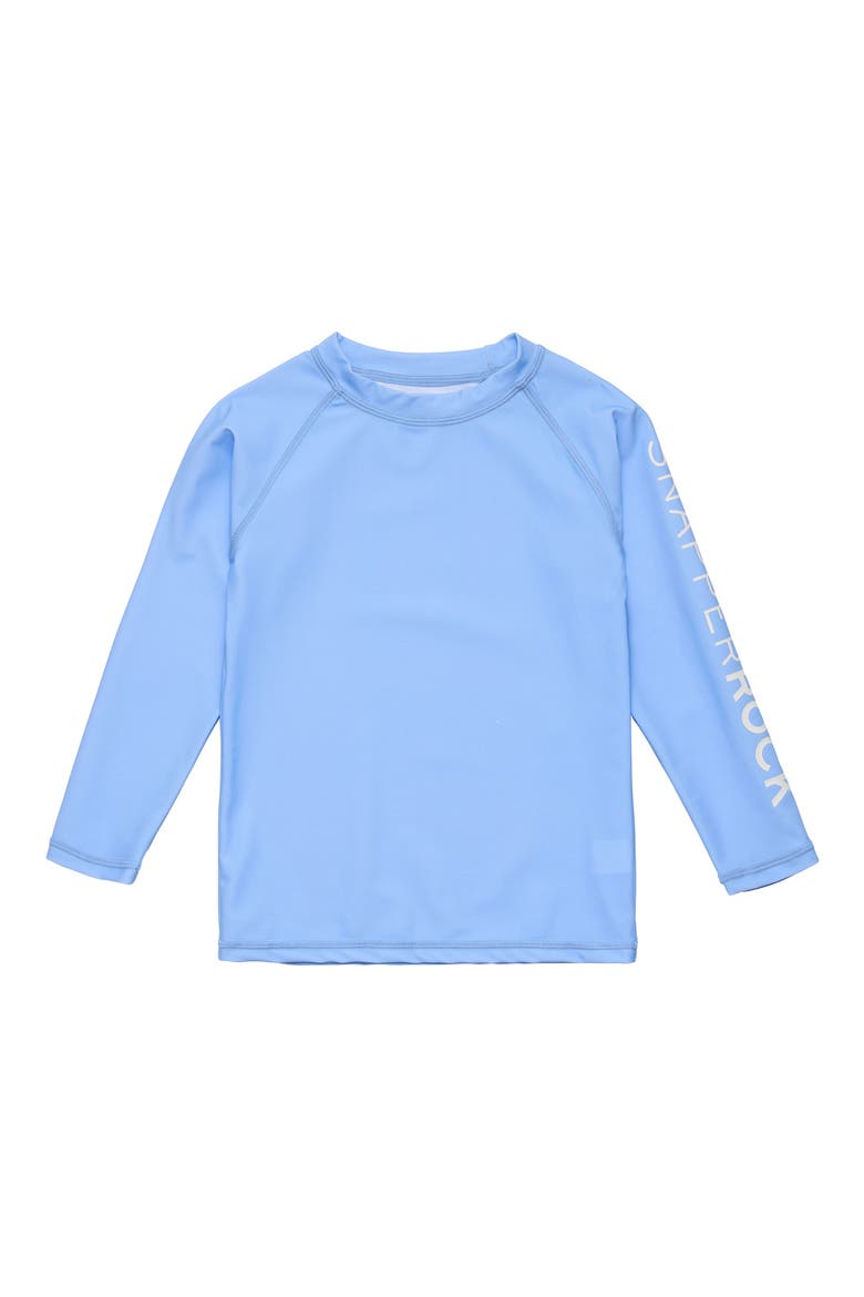 Kids' Seaside Long Sleeve UPF 50+ Rashguard, Main, color, BLUE