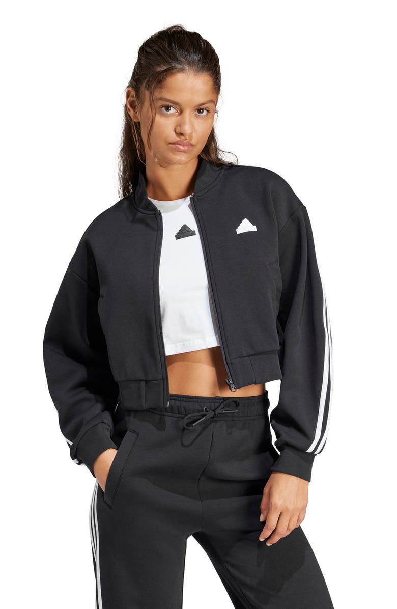 adidas Future Icons 3-Stripes Bomber Jacket, Alternate, color, 