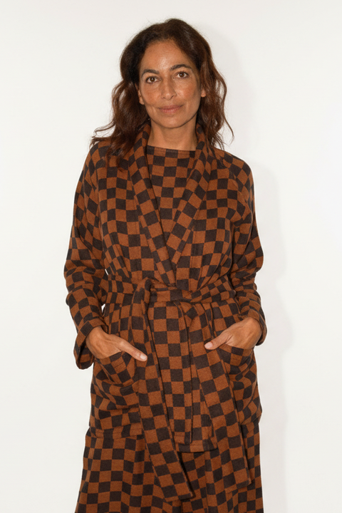 Ryan Wraparound Fitted Robe Jacket