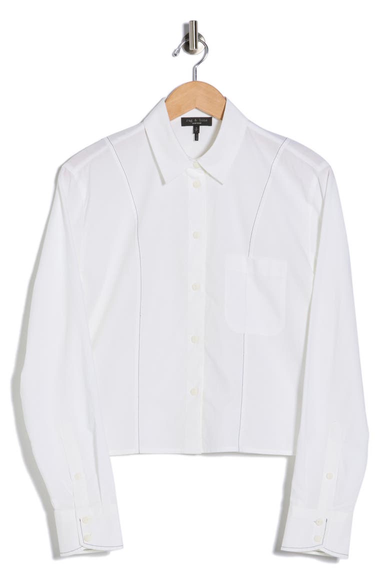 Gerry Cotton Shirt, Alternate, color, WHITE