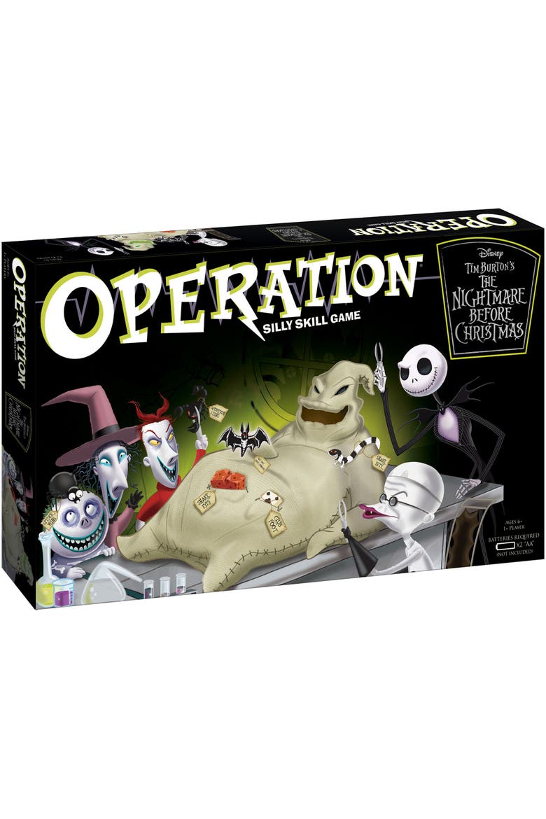 Nightmare Before Christmas Silly Skill Game, Ages 6+, Main, color, Multicolored