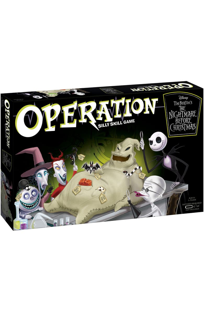 Operation Nightmare Before Christmas Silly Skill Game, Ages 6+, Main, color, Multicolored