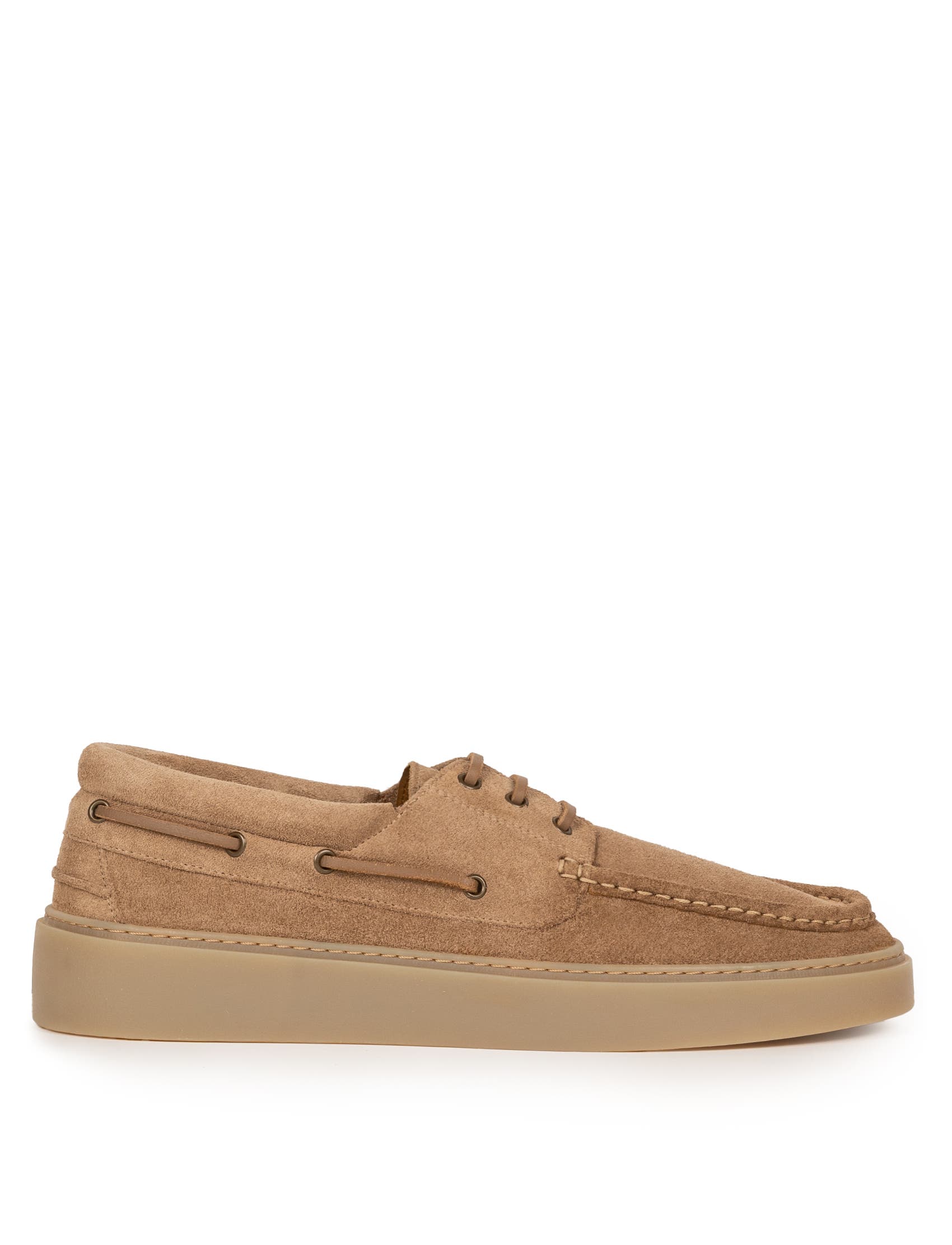 Ewan Boat Shoes, Alternate, color, Antelope