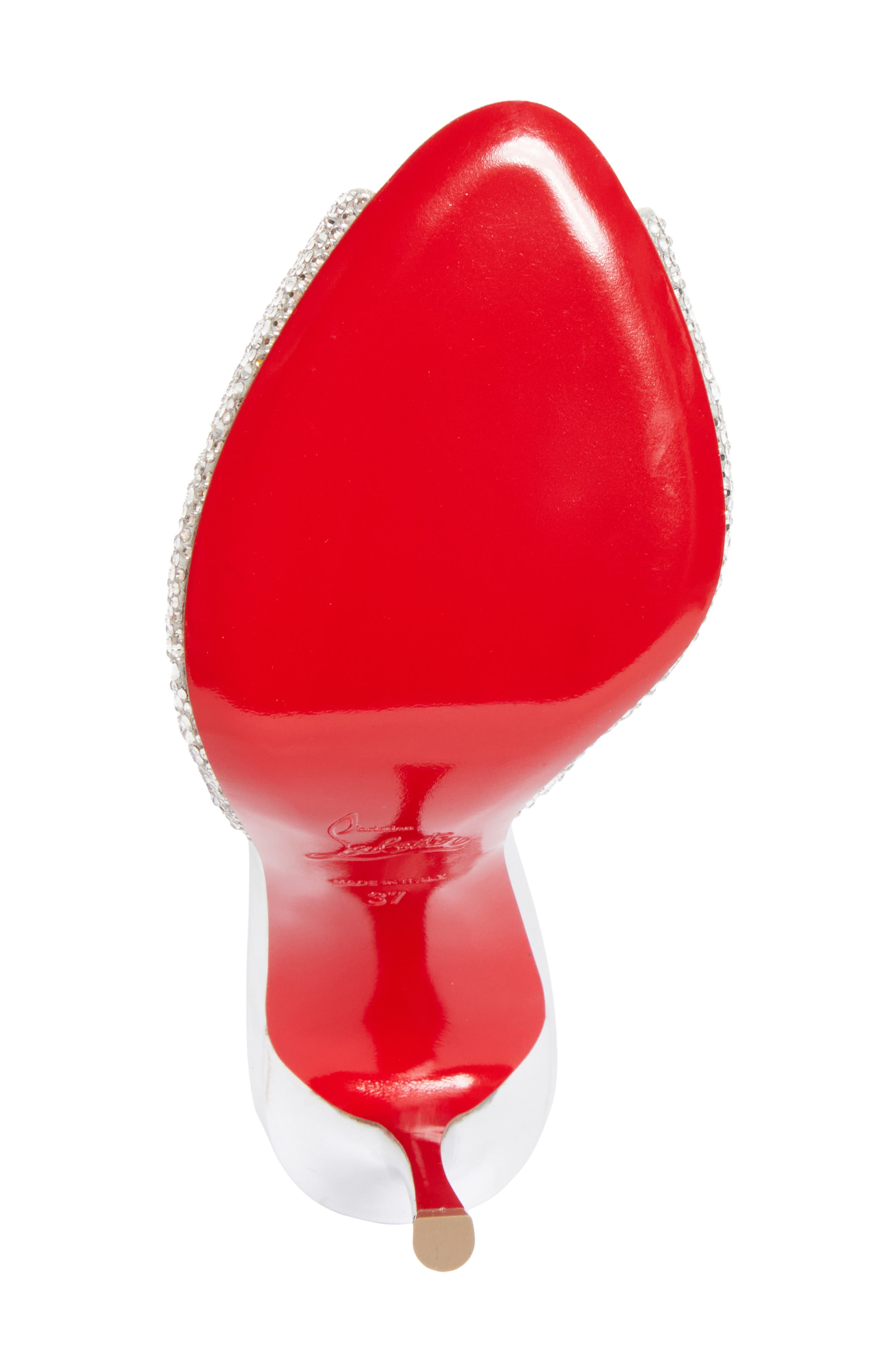Me Dolly Crystal Embellished Slide, Alternate, color, SILVER/ SILVER
