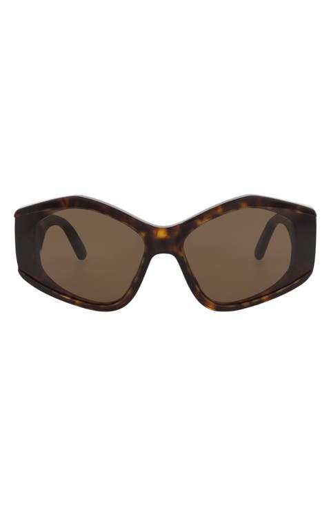 Fashion 66mm Cat Eye Sunglasses