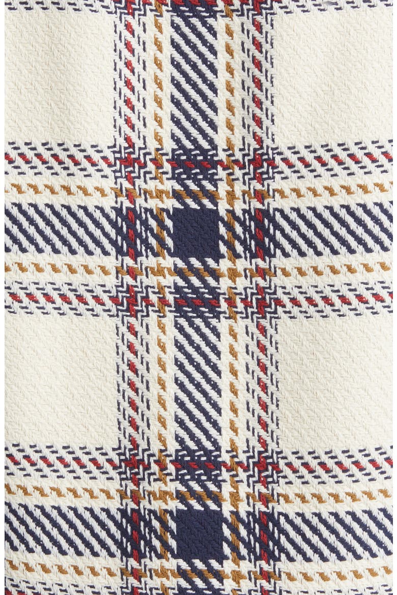 Whiting Plaid Overshirt, Alternate, color, ECRU/ NAVY