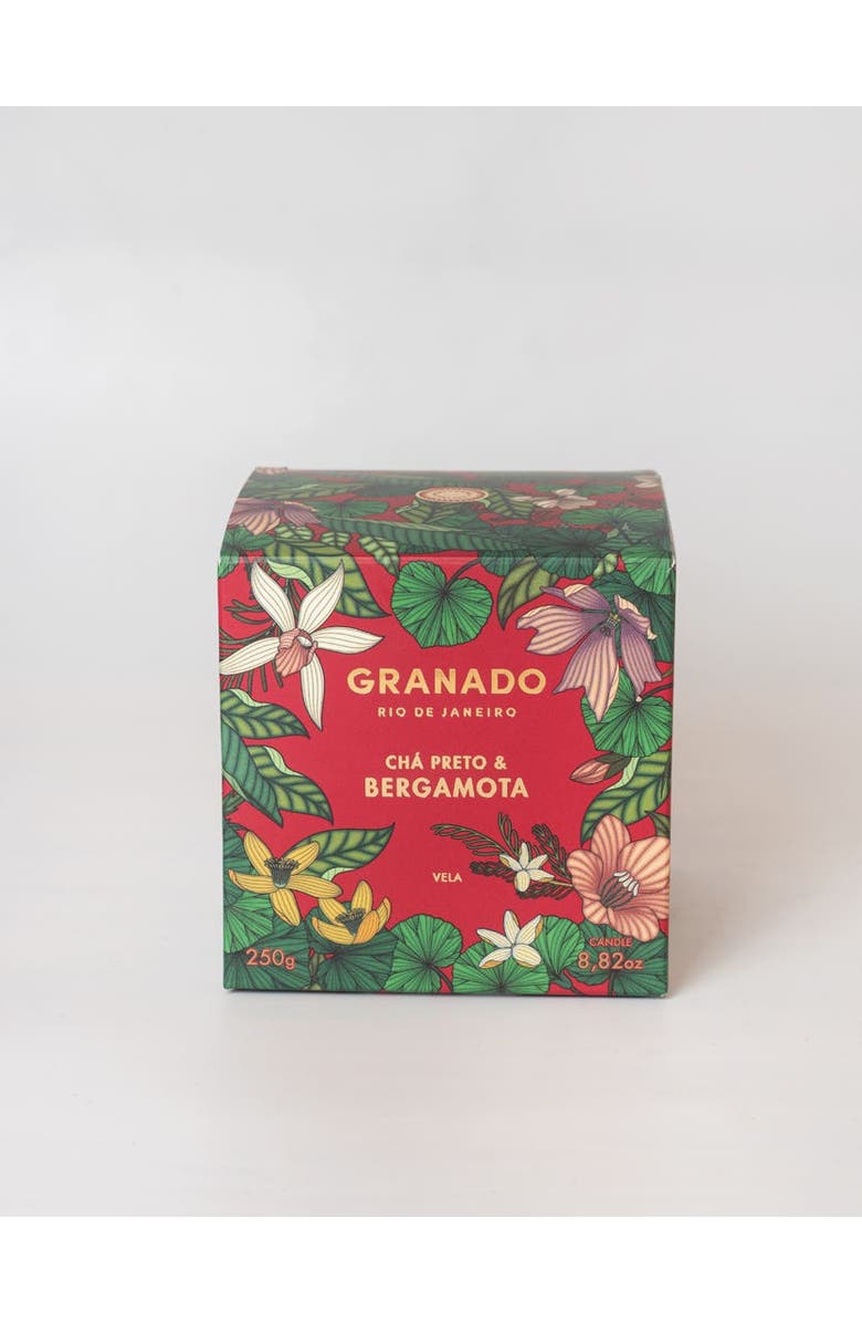 81031480 Chá Preto e Bergamota Scented Candle, Alternate, color, Clear
