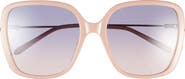Chloé 57mm Square Sunglasses