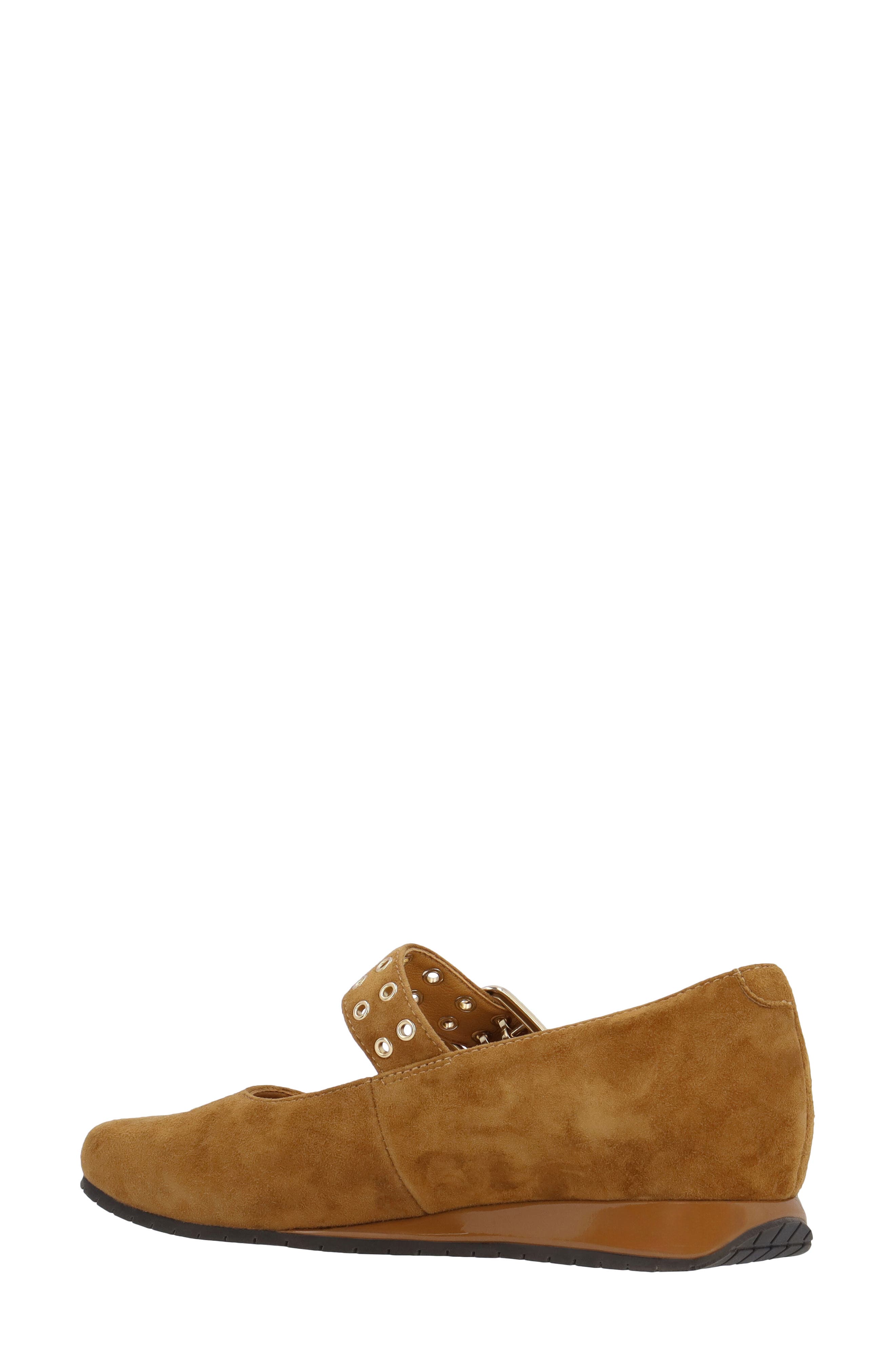 Tanzy Mary Jane Flat, Alternate, color, COFFEE