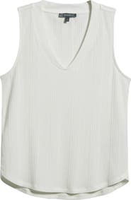 Wit & Wisdom V-Neck Rib Tank