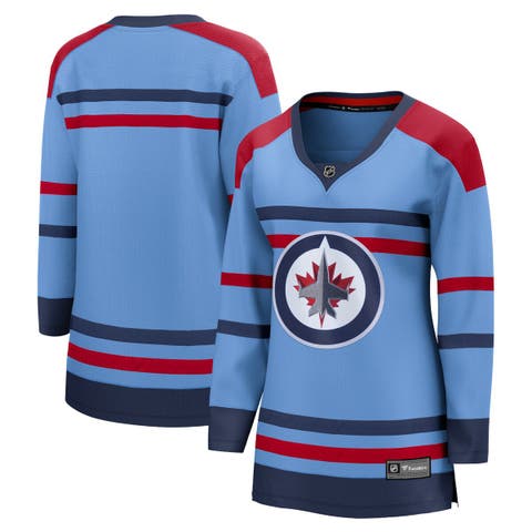 Women
s Fanatics Branded  Light Blue Winnipeg Jets Anniversary Premier Breakaway Jersey