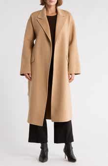Theory Wool Blend Robe Coat