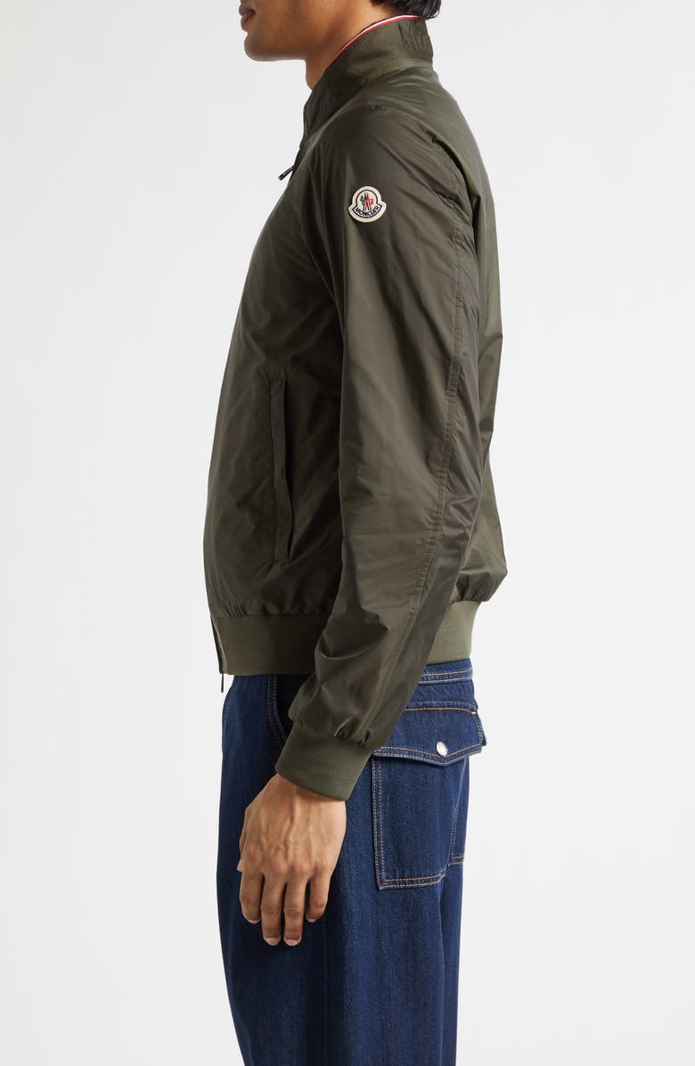 Moncler Reppe Water Repellent Rain Jacket, Alternate, color, Deep Military Green