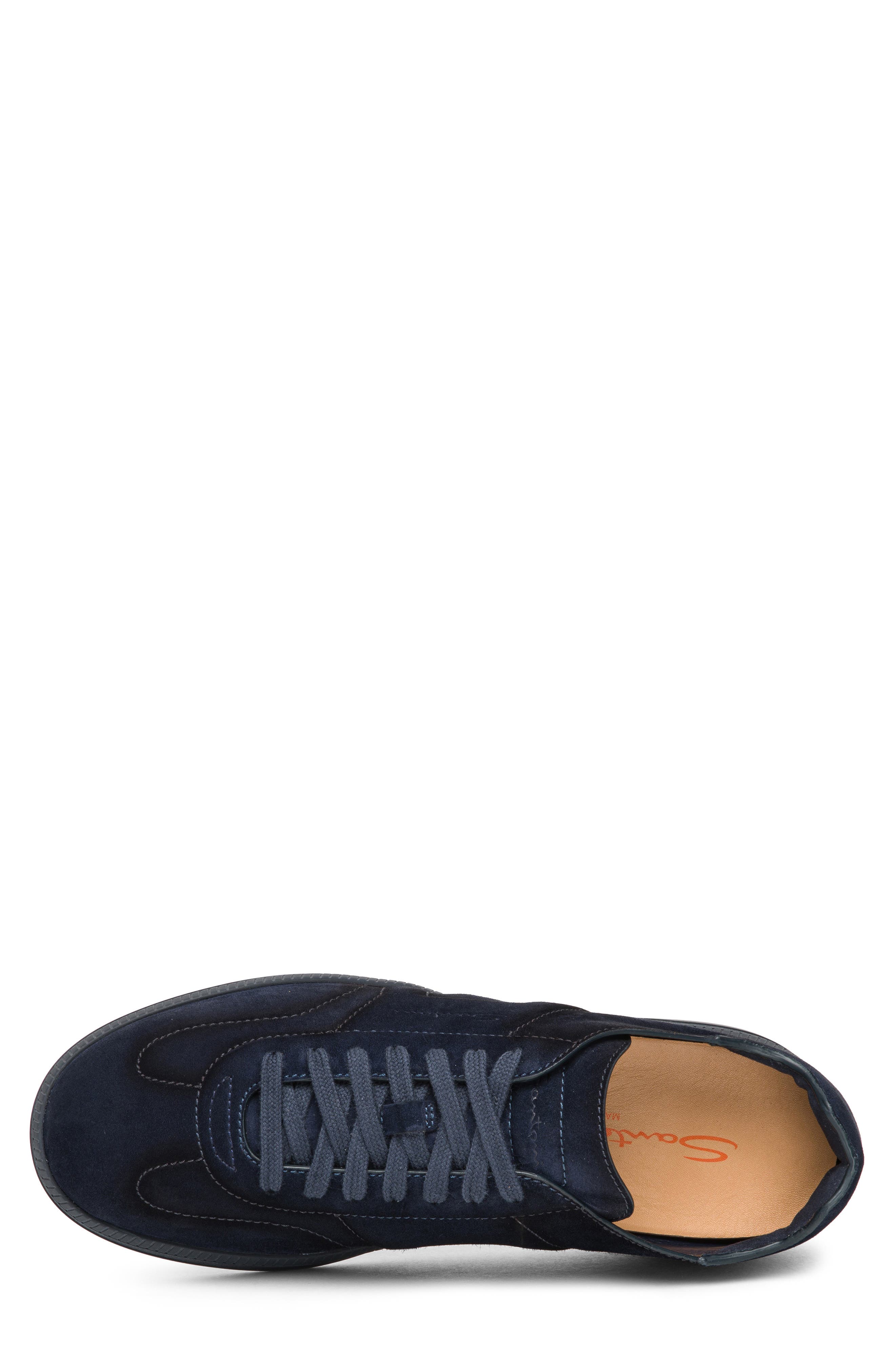 Santoni Low Top Sneaker, Alternate, color, Blue-U60