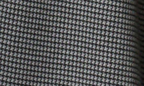 Robert Graham Bressett Houndstooth Knit Button-up Shirt In Gray