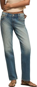 Lucky Brand Easy Rider Low Rise Straight Leg Jeans
