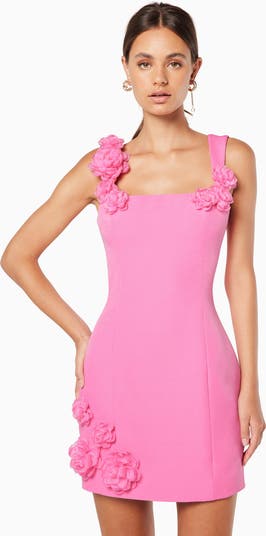 Trompe Rosette Minidress