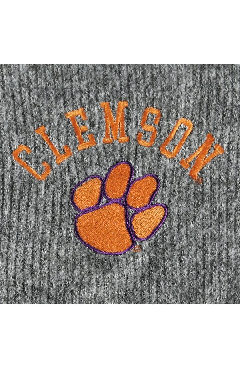 GAMEDAY COUTURE Women's Gameday Couture Gray Clemson Tigers Switch It Up Tri-Blend Button-Up Shacket, Alternate, color, Gray