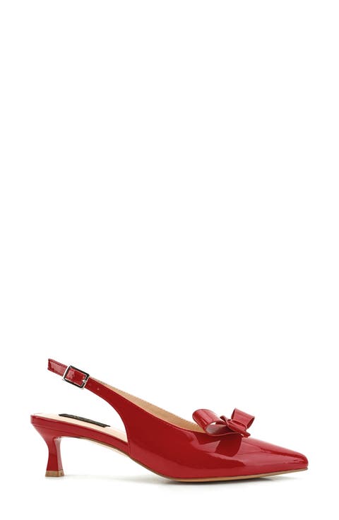 Precious Bow Slingback Pump (Women)