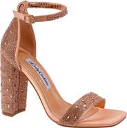 LADY COUTURE Dalia Crystal Embellished Ankle Strap Sandal