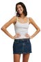 Women's Micro Low Denim Skirt