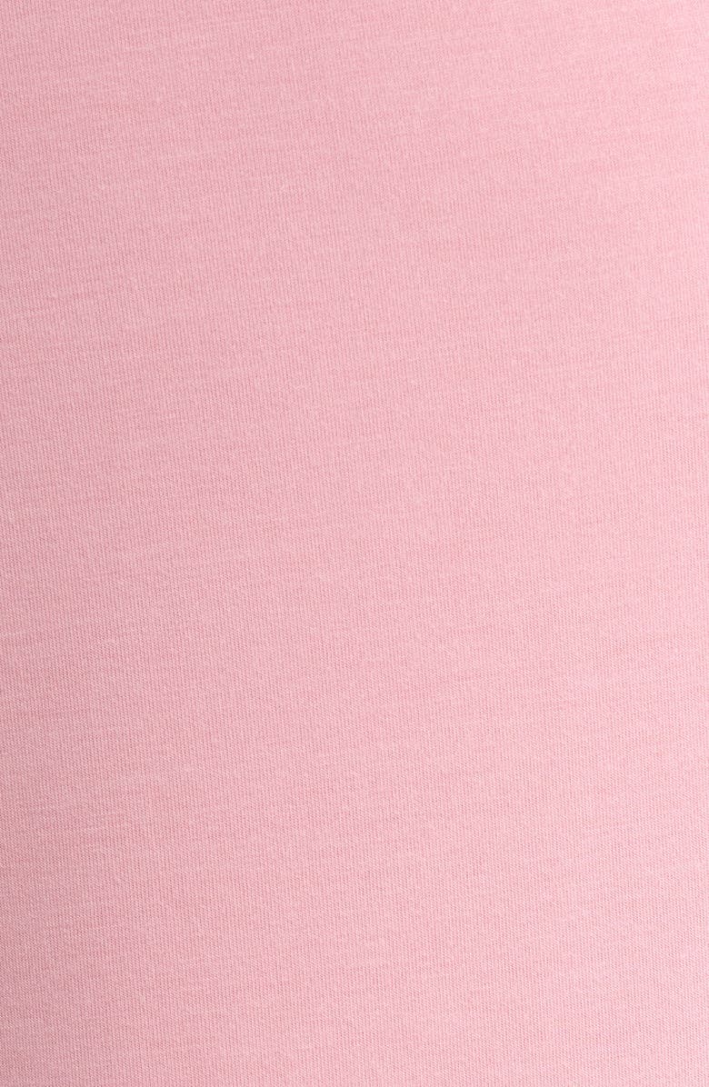 Bernardo Tie Waist Sweatpants With Piping, Alternate, color, Blush