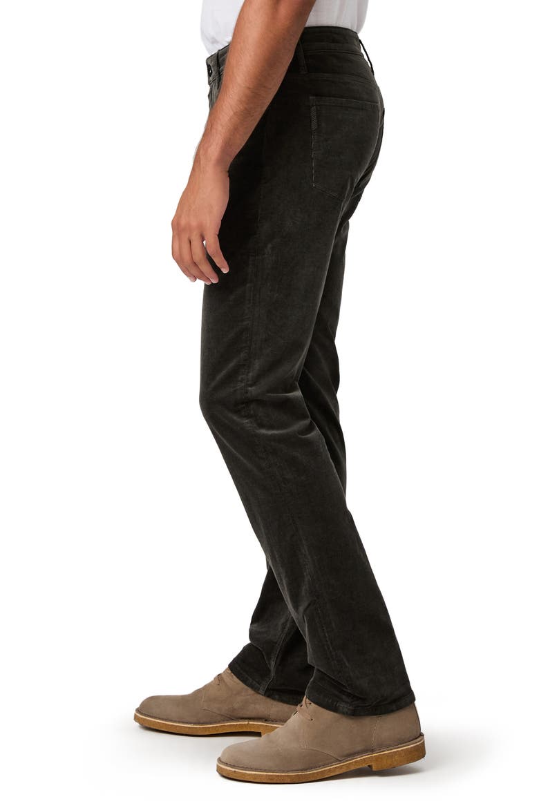 Normandie Straight Leg Corduroy Pants, Alternate, color, DARK IRON