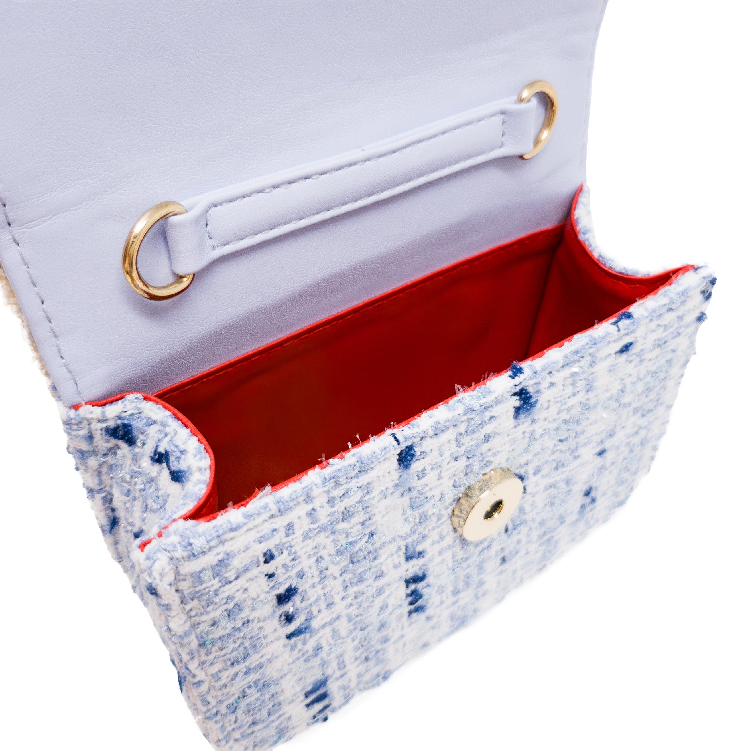 Handbag - Pearl Garden, Alternate, color, Blue Hydrangea