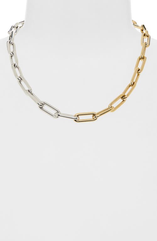 Jenny Bird Elli Mixed Metal Paperclip Link Chain Necklace