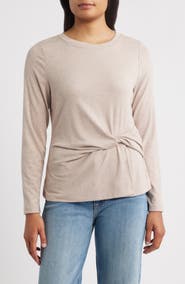 Wit & Wisdom Twist Front T-Shirt
