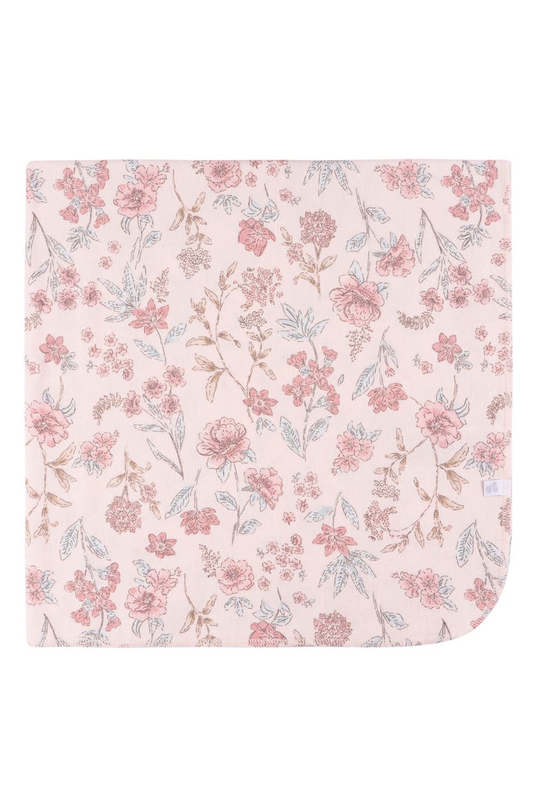 Pink Cotton Flannel Swaddles 4-Pack, Alternate, color, Floral