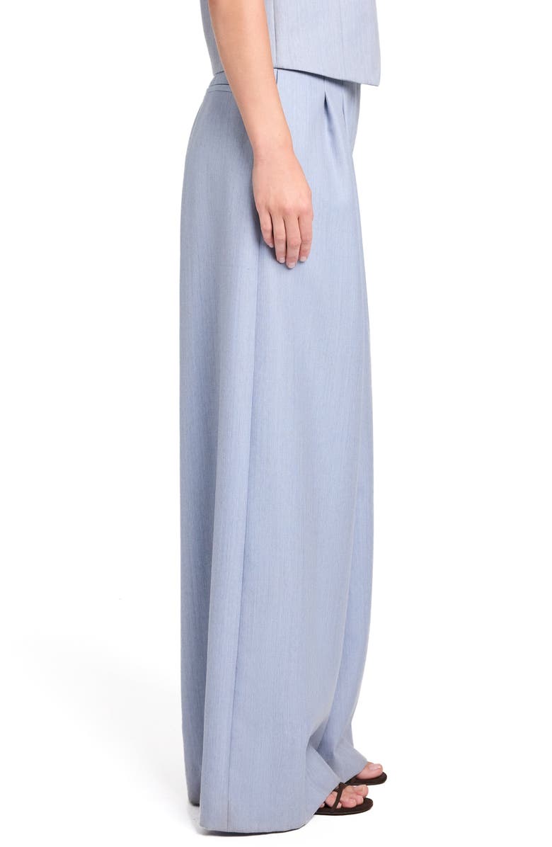 TWP Avery Wool Wide Leg Pants, Alternate, color, Halogen Blue