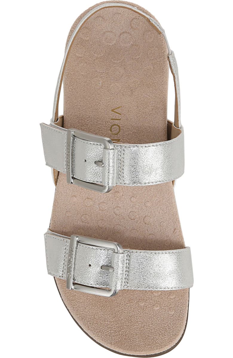 Vionic Reese Slingback Sandal, Alternate, color, Silver