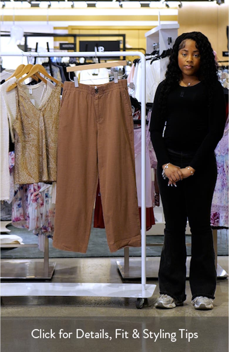 Elle Relaxed Crop Pants, sales video thumbnail