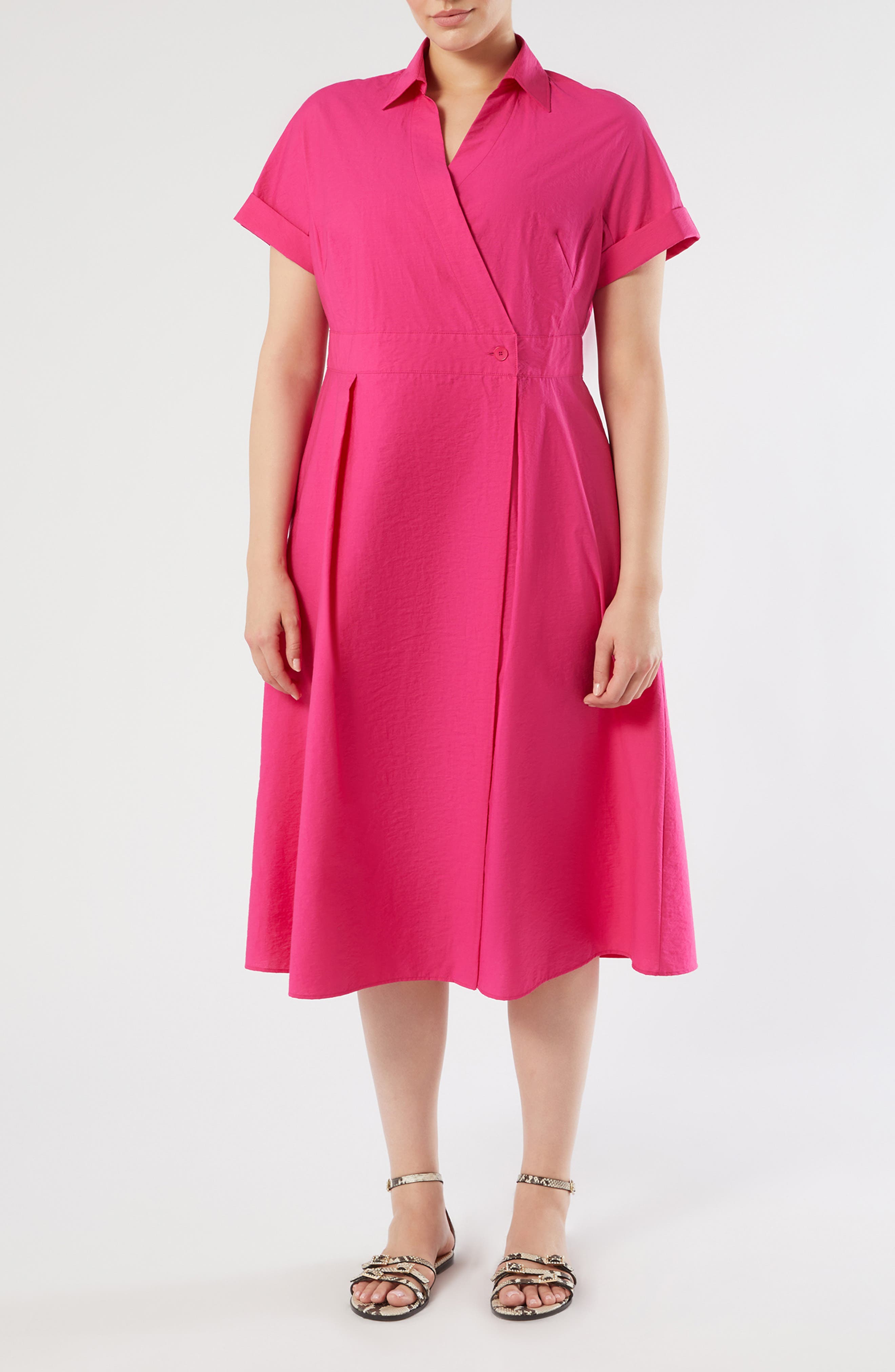 Gabbia Wrap Midi Dress