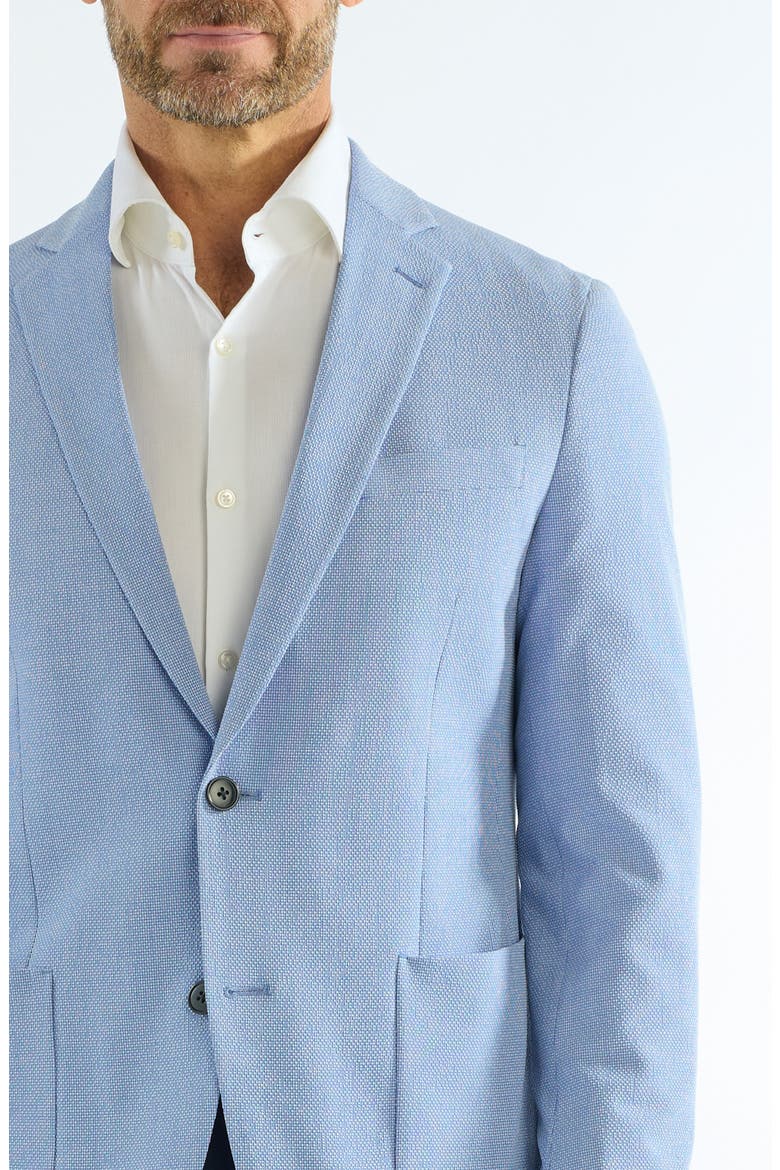 Check Seersucker Sport Coat, Alternate, color, BLUE